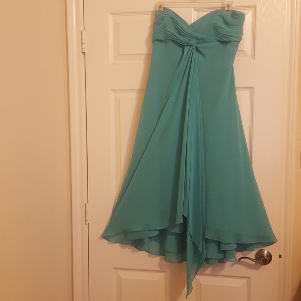 David's Bridal woman dress
